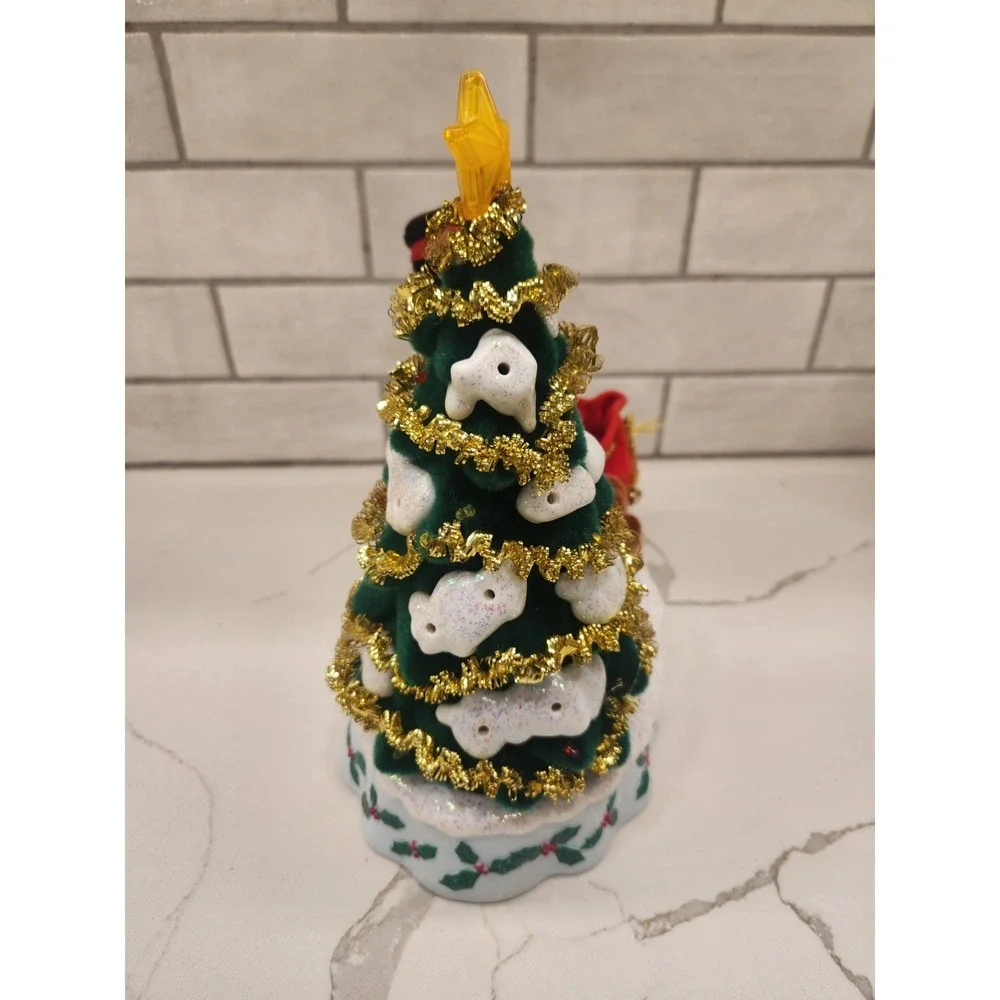 Avon A Wonderful Countdown to Christmas Talking Lighted Snowman Advent Tree-READ
